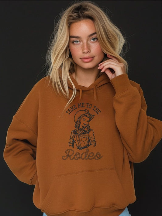 Take Me To The Rodeo Graphic Hoodie Sweatshirt